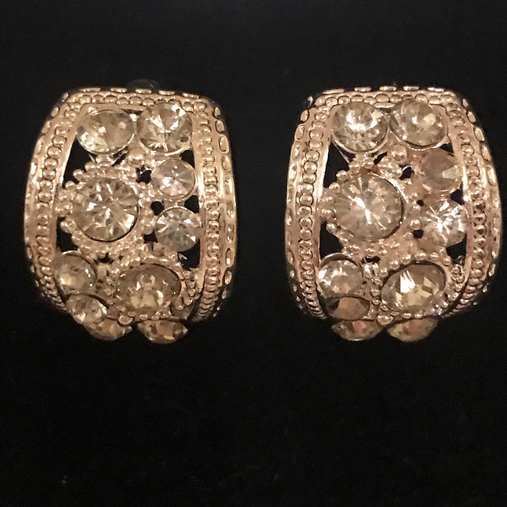 Beautiful rich looking fashionable earrings.